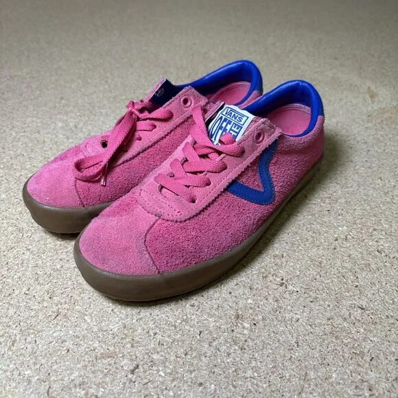 Vans Sport Low Suede PopCush Shoe Bambino Honeysuckle/Blue Women’s Size 7