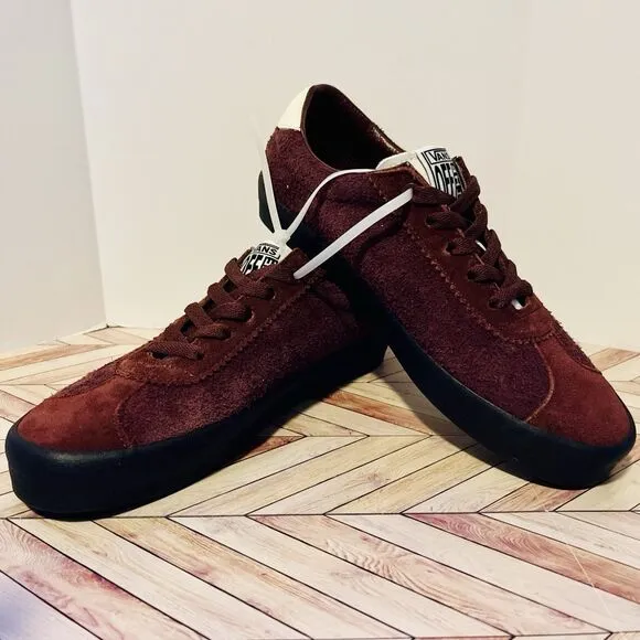Vans Sport Low Suede Women's 8.5 Sneakers Pop Brown Pink Ivory Skater Shoes