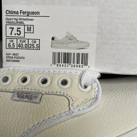 Vans WMNS Chima Ferguson(Sport Vtg) White/GreenVNOA5JIH9BLSneakers