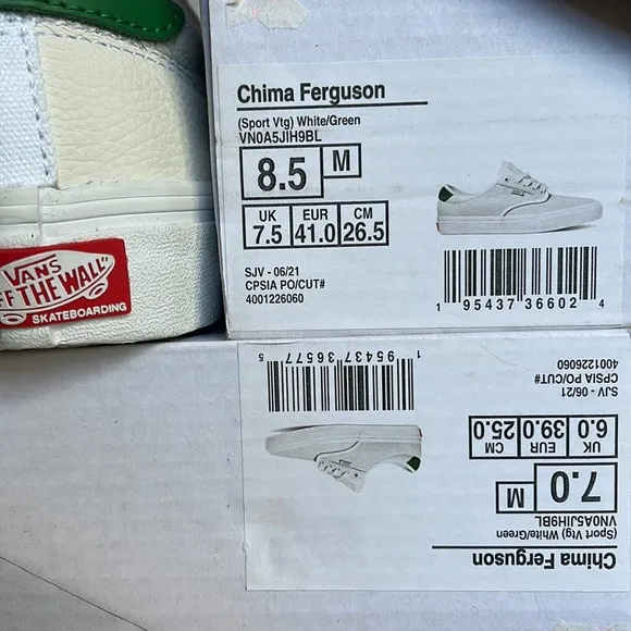 Vans WMNS Chima Ferguson(Sport Vtg) White/GreenVNOA5JIH9BLSneakers
