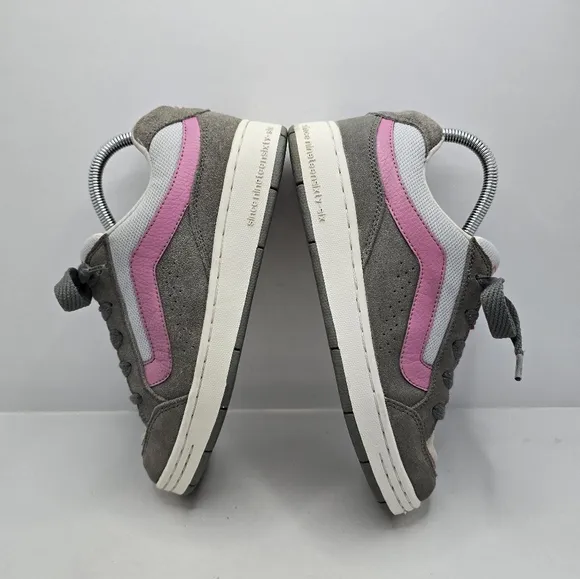 Vans | Y2K Mannaz Mesh gray puffy tongue vintage skateboard sneakers | WMS 8.5