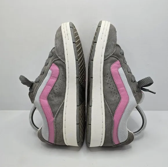 Vans | Y2K Mannaz Mesh gray puffy tongue vintage skateboard sneakers | WMS 8.5