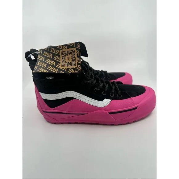 VANS SK8 Hi MTE-2 Hiking Boots Dip Pink Suede Duck Shoes Mens 6.5 Womens 8 New