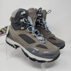 Vasque Goretex Hiking Boots Womens 9.5 Grey Breeze AT GTX Vibram Trail Shoes