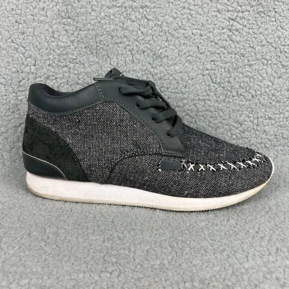 Veja Memory Mens 8 Shoes Grey Mid Top Suede Canvas Casual Sneakers Trainers