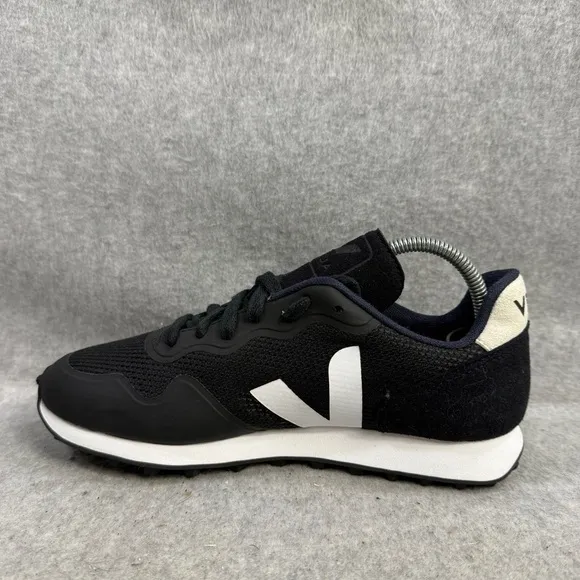 Veja Shoes Womens Size 6 Rio Branco II Black &amp; White Casual Running Sneakers