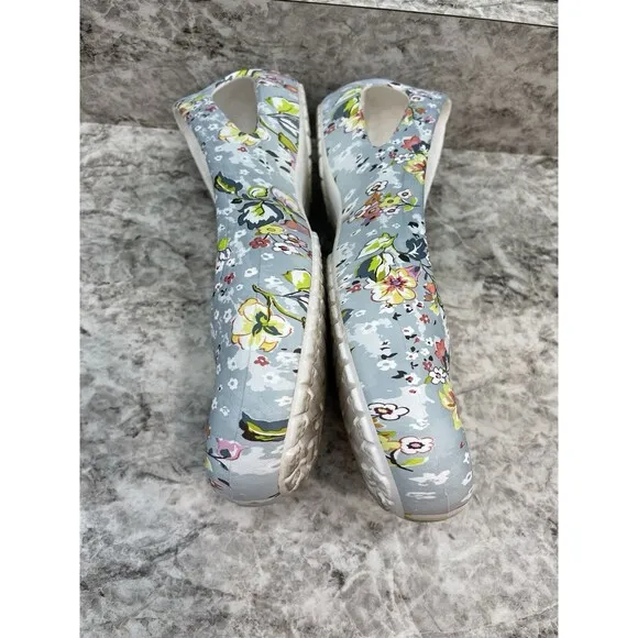 Vera Bradley X Crocs Kadee Flat Ballet Slip On Shoes Women's Sz 9 White Floral