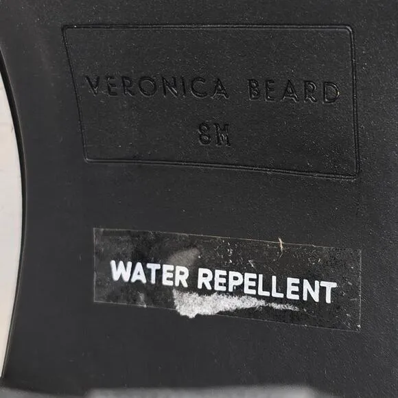 VERONICA BEARD Westport Water Resistant Hiker Boot Black Eclipse PLAID SZ 8 NEW