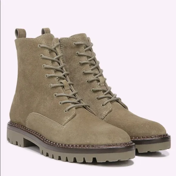VINCE Cabria Lug Water Resistant Lace-up Boot