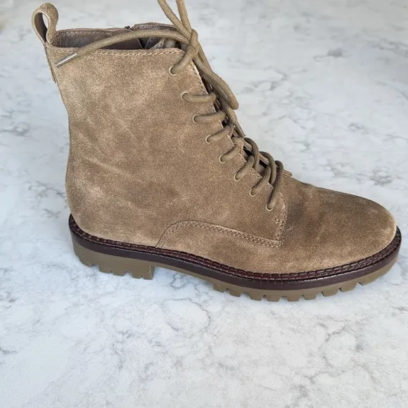 VINCE Cabria Lug Water Resistant Lace-up Boot