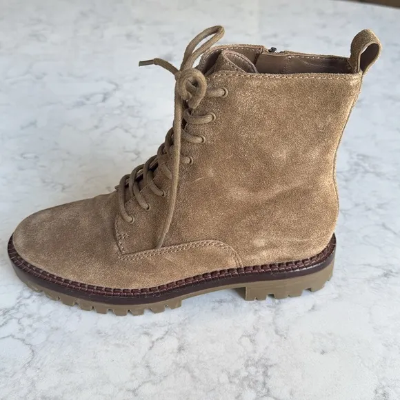 VINCE Cabria Lug Water Resistant Lace-up Boot