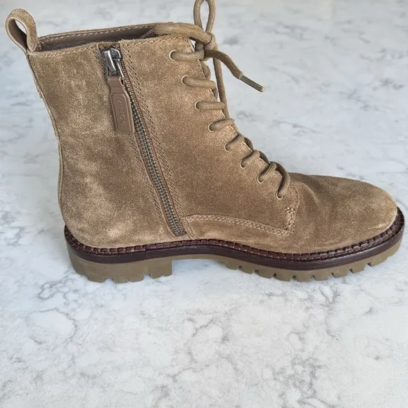 VINCE Cabria Lug Water Resistant Lace-up Boot