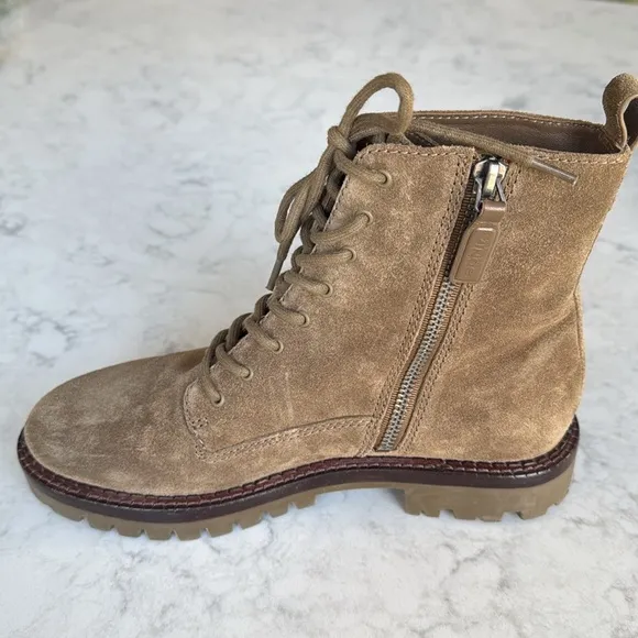 VINCE Cabria Lug Water Resistant Lace-up Boot