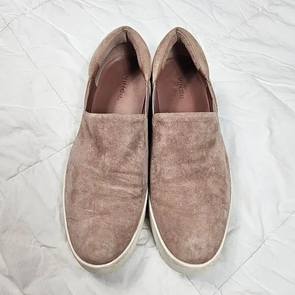 Vince‎ Pink Slip On Platform Flat Shoes Women's Size 10
