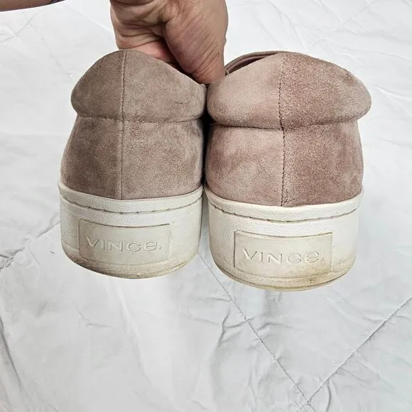 Vince‎ Pink Slip On Platform Flat Shoes Women's Size 10