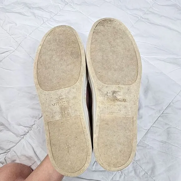 Vince‎ Pink Slip On Platform Flat Shoes Women's Size 10