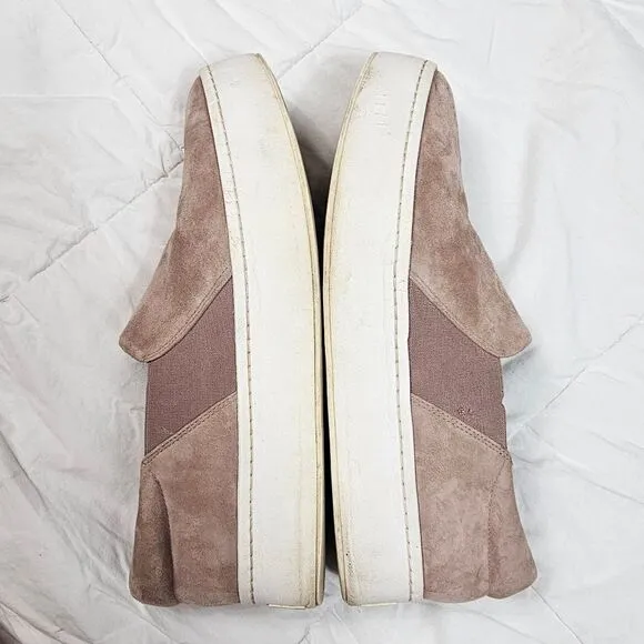 Vince‎ Pink Slip On Platform Flat Shoes Women's Size 10