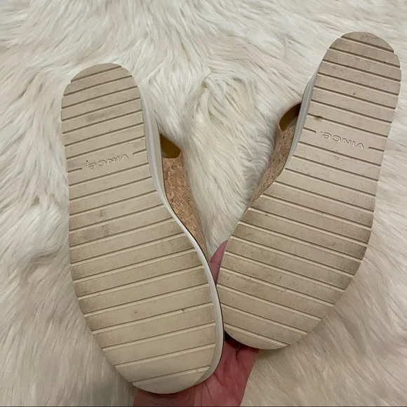 Vince Shelby Platform Sandals Cork Size 7