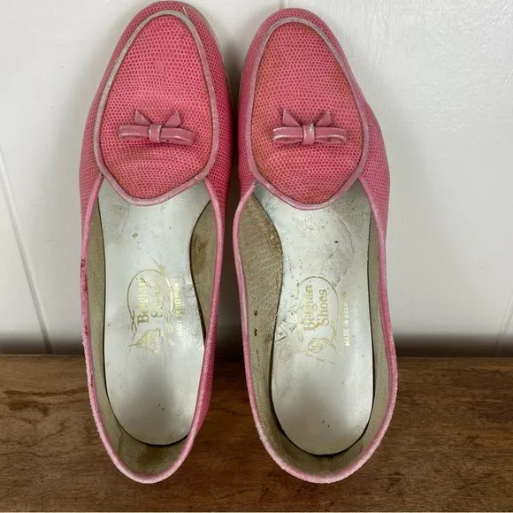 vintage Belgian Shoes Travelette Slip On Shoe in Pink