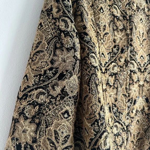Vintage Erin London Baroque Brocade Blazer | 90s Tapestry Jacket Size 1x