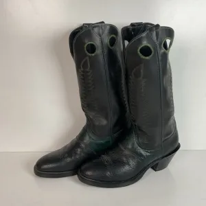 Vintage Laredo Green Renegade Buckaroo Boots 10.5 D USA Made Slip Resistant