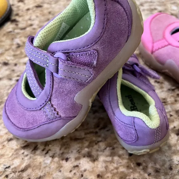 VINTAGE L.L BEAN sneakers Leather and suede with velcro closure Toddler SIZE 8
