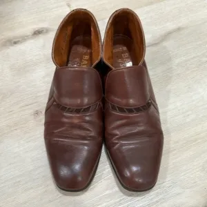 Vintage Mens Bally loafer dress shoes
