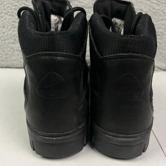 Vintage Nike All Conditions Gear ACG Mens Hiking Black Leather Boots Shoes Sz 9