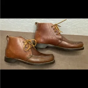 Vintage USA! GOKEY Sauvage Sz 7D Brown Leather Hiker Hunting Boots Gro-Cord Sole