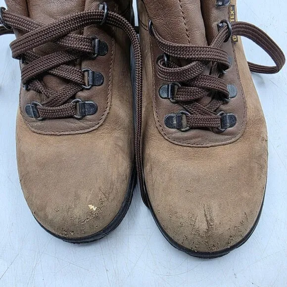 Vintage Vasque Skywalk Womens 7.5 Brown Boots Gore Tex Hiking Camping Outdoors