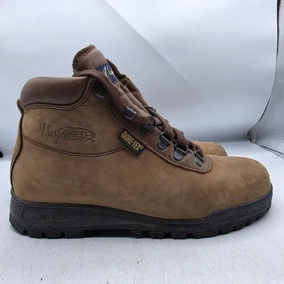 Vintage Vasque Skywalk Womens 7.5 Brown Boots Gore Tex Hiking Camping Outdoors