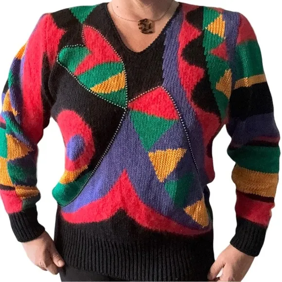Vintage Wool blend Large Holiday sweater