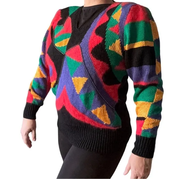 Vintage Wool blend Large Holiday sweater