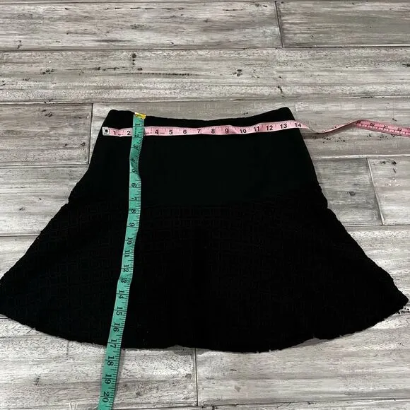 Vintage 90s Y2K Grunge Rachel Green MINKPINK Miles Apart Black Mini Skirt