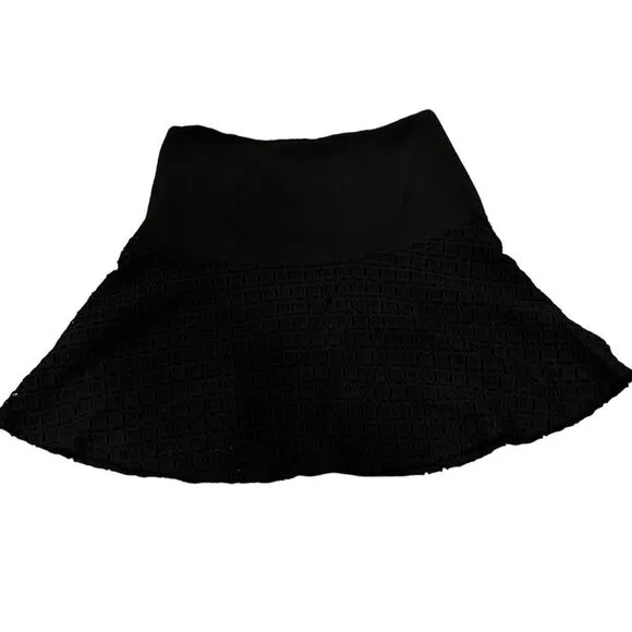 Vintage 90s Y2K Grunge Rachel Green MINKPINK Miles Apart Black Mini Skirt