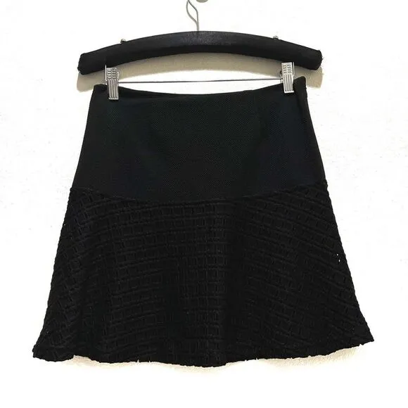 Vintage 90s Y2K Grunge Rachel Green MINKPINK Miles Apart Black Mini Skirt