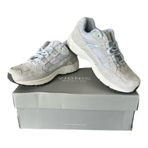 Vionic Walker Vapor Blue Haze Suede Shoe Sneaker Women’s Size 6 Wide