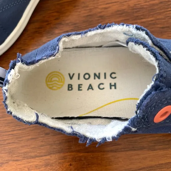 Vionic Women's Denim Slip-On Casual Sneakers Canvas Lace Up Comfort Shoes SZ 6.5
