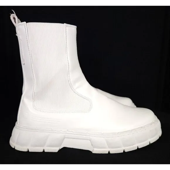 Viron 1997 Chelsea Boots Size L43 9 R42 8 Mismatched Mens White $310