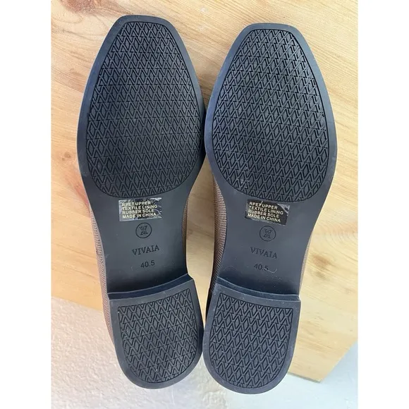 Vivaia Slip-On Square-Toe Ankle Chelsea Boots (Ryan Slip-On) Size 40.5 Espresso