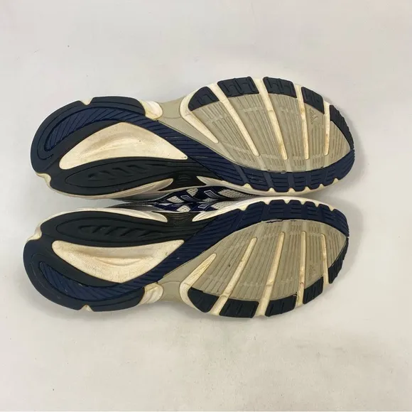 VTG ADIDAS DURAMO US LEA Running Trainer Sneakers Mens 11.5 White Silver Blue