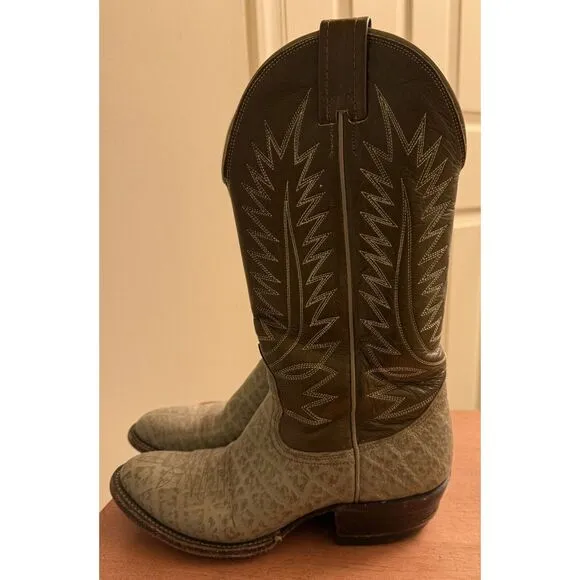 Vtg Nocona Cowboy Boots Women's Texas Rockabilly Rodeo Western Boots Size 6B‎