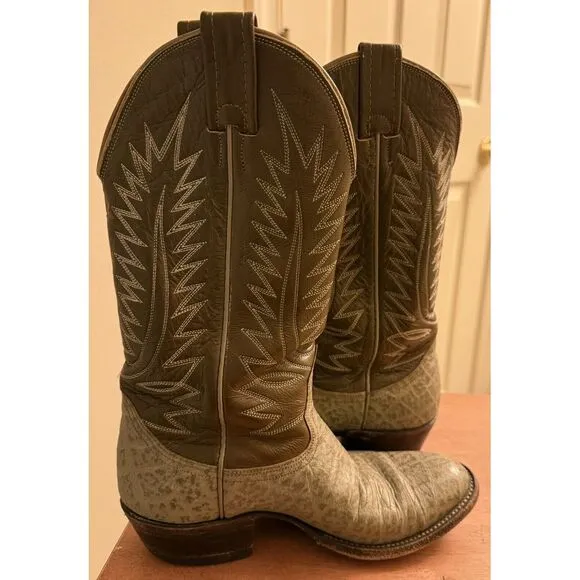 Vtg Nocona Cowboy Boots Women's Texas Rockabilly Rodeo Western Boots Size 6B‎