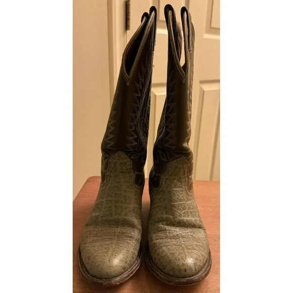 Vtg Nocona Cowboy Boots Women's Texas Rockabilly Rodeo Western Boots Size 6B‎