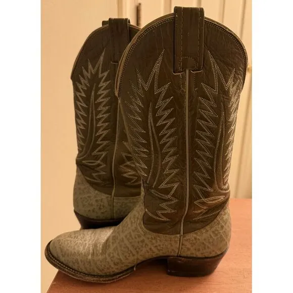 Vtg Nocona Cowboy Boots Women's Texas Rockabilly Rodeo Western Boots Size 6B‎