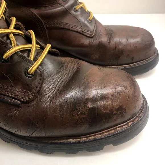 VTG Red Wing Men's 4420 Loggermax 9&quot; Waterproof Safety Toe Leather Boots 11.5