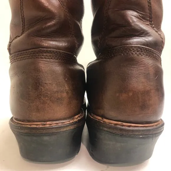VTG Red Wing Men's 4420 Loggermax 9&quot; Waterproof Safety Toe Leather Boots 11.5