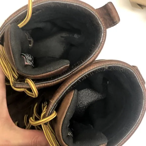 VTG Red Wing Men's 4420 Loggermax 9&quot; Waterproof Safety Toe Leather Boots 11.5