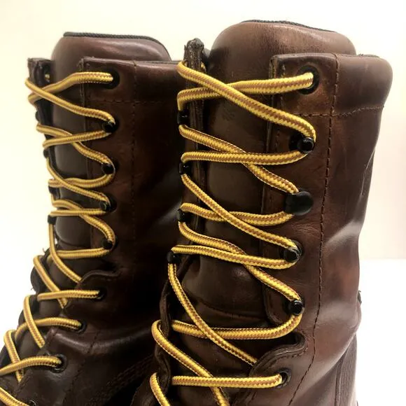 VTG Red Wing Men's 4420 Loggermax 9&quot; Waterproof Safety Toe Leather Boots 11.5