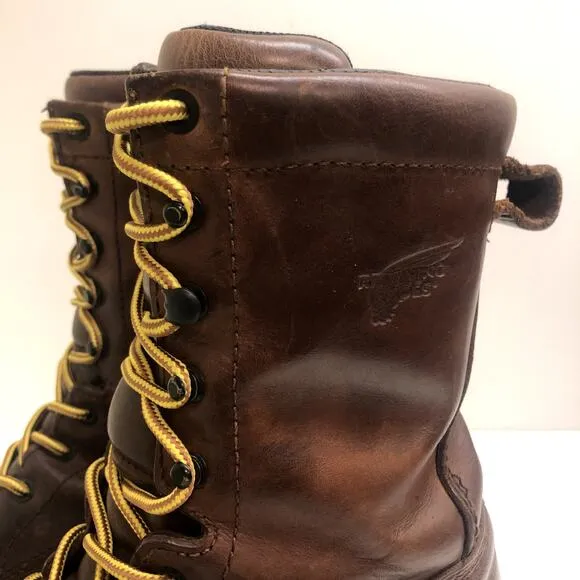 VTG Red Wing Men's 4420 Loggermax 9&quot; Waterproof Safety Toe Leather Boots 11.5